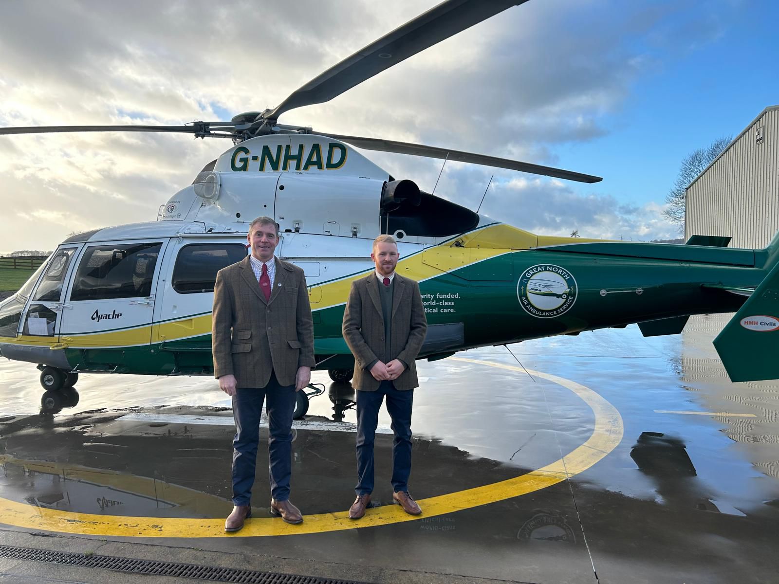 North Pennines Moorland Group Donate £5,000 to Great North Air Ambulance Service